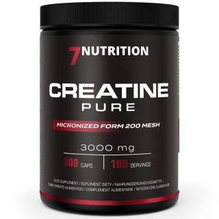 Creatine Pure 300 kapsułek, 7Nutrition - wsparcie siły, wydolności i rozwoju masy mięśniowej!