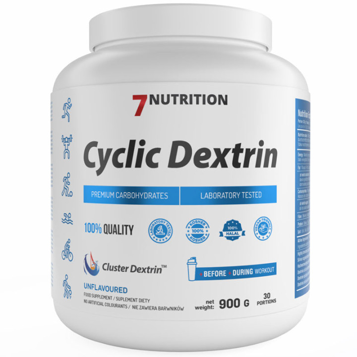 Cyclic Dextrin 900g, 7Nutrition - nowoczesne źródło energii dla sportowców!