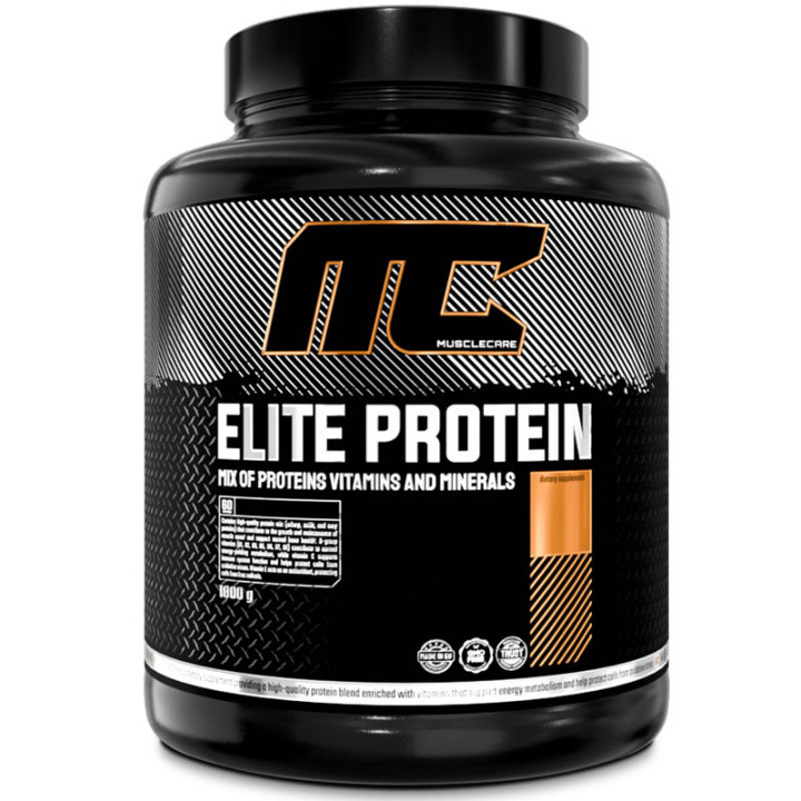 Elite Protein 1800g, Muscle Care - kompleksowa odżywka białkowa dla osób aktywnych fizycznie!