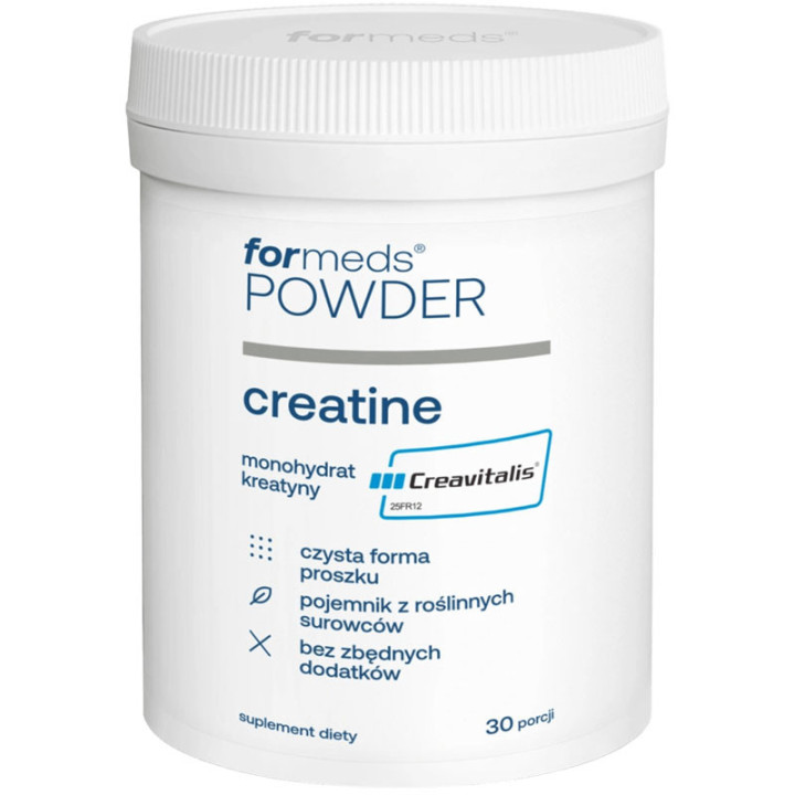 Powder Creatine 30 porcji, ForMeds - czysty monohydrat kreatyny wspierający siłę!