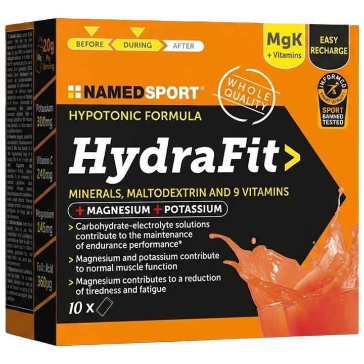 HydraFit 10 saszetek, Namedsport - napój elektrolitowy wspierający nawodnienie!