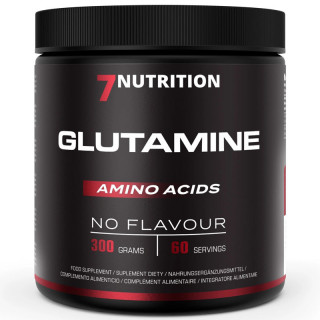Glutamine 300g, 7Nutrition - kompleks aminokwasów wspierający regenerację!