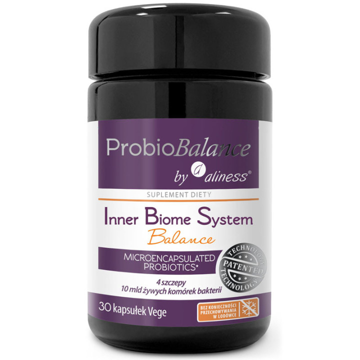 ProbioBalance Inner Biome System Balance 30 kapsułek, Aliness - wsparcie trawienia!