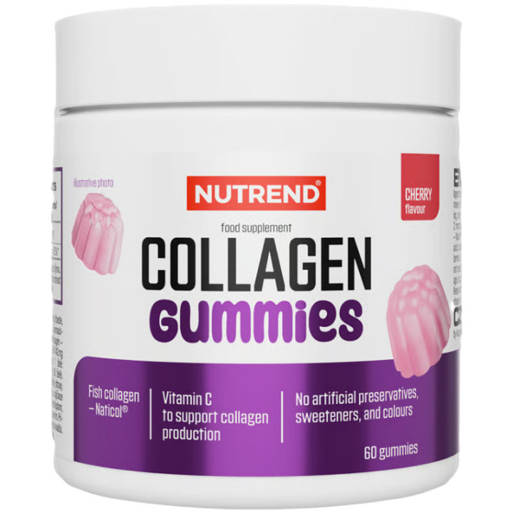 Collagen Gummies 60 gummies, Nutrend – kolagen w wygodnej i smacznej formie!