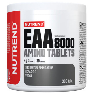 EAA 8000 Amino Tablets 300 tabletek, Nutrend - zaawansowane wsparcie regeneracji!