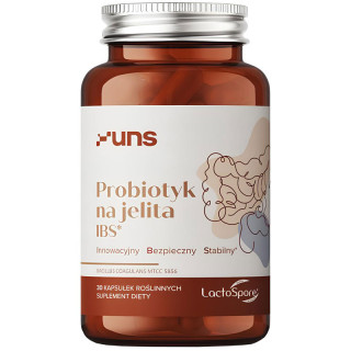 Probiotyk Na Jelita IBS 30 kapsułek, UNS – wsparcie mikrobioty jelitowej!