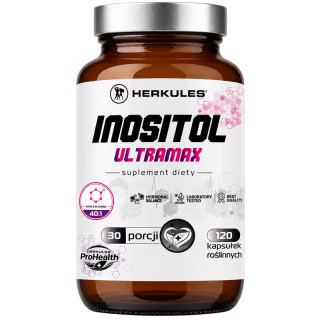 Herkules Inositol UltraMax 120 vcaps – myo i D-chiro Inozytol