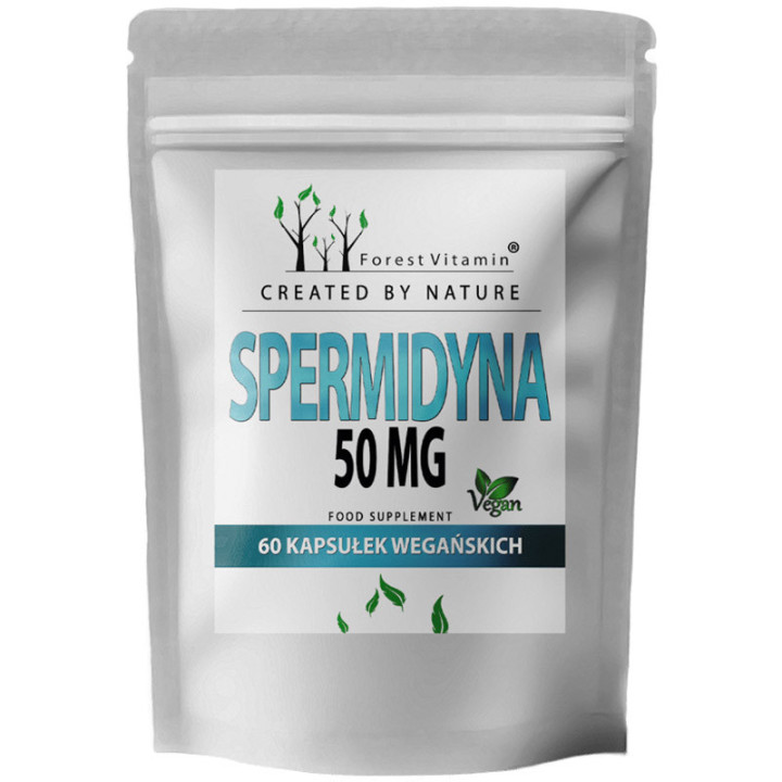 Spermidyna 50mg 60 kapsułek, Forest Vitamin – suplementacja wspierająca komórki!