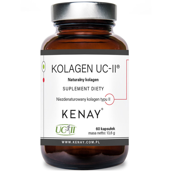 Kolagen UC-II 60 kapsułek, Kenay – naturalny kolagen typu II wspierający regenerację tkanki łącznej!