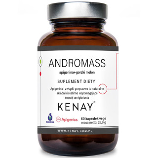 AndroMass Apigenina+Gorzki Melon 60c, Kenay – budowa masy mięśniowej!