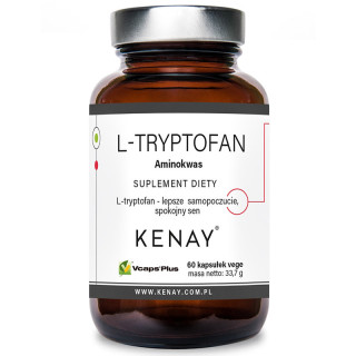 L-Tryptofan 60 kapsułek, Kenay – lepsze samopoczucie i spokojny sen!