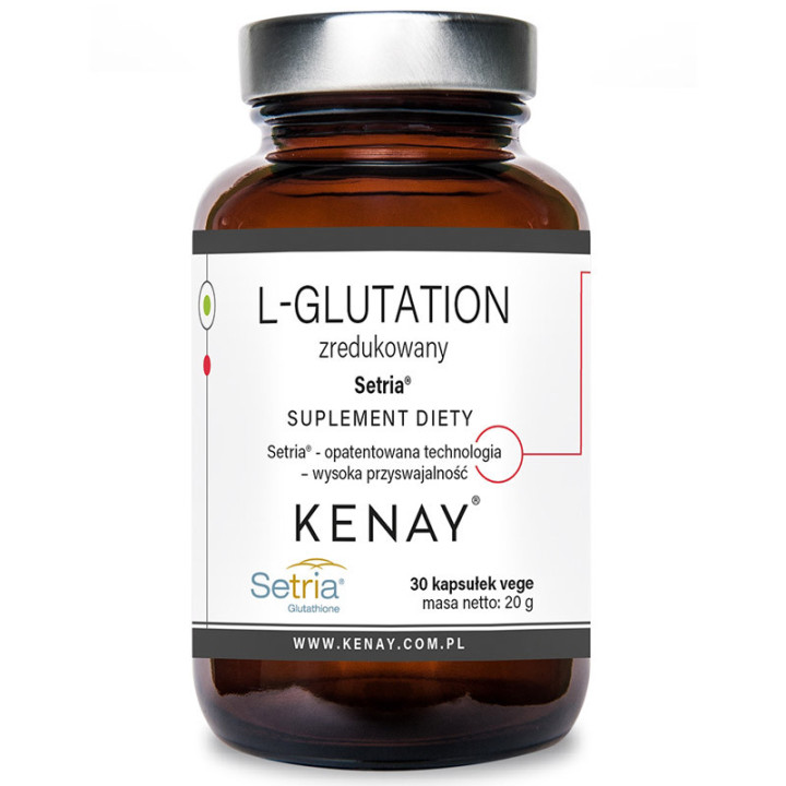 L-Glutation Zredukowany Setria 30, Kenay – silny antyoksydant!