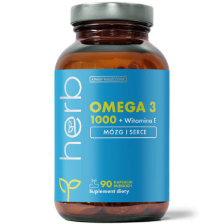 Omega 3 1000 90 kapsułek, Herb – wysokiej jakości olej rybi z kwasami EPA i DHA!