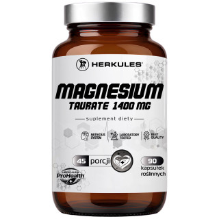 Herkules Magnesium Taurate 1400mg – Taurynian Magnezu 90caps