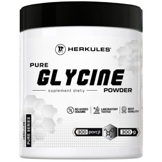 Pure Glycine Powder, Herkules – wsparcie jakości snu i regeneracji!