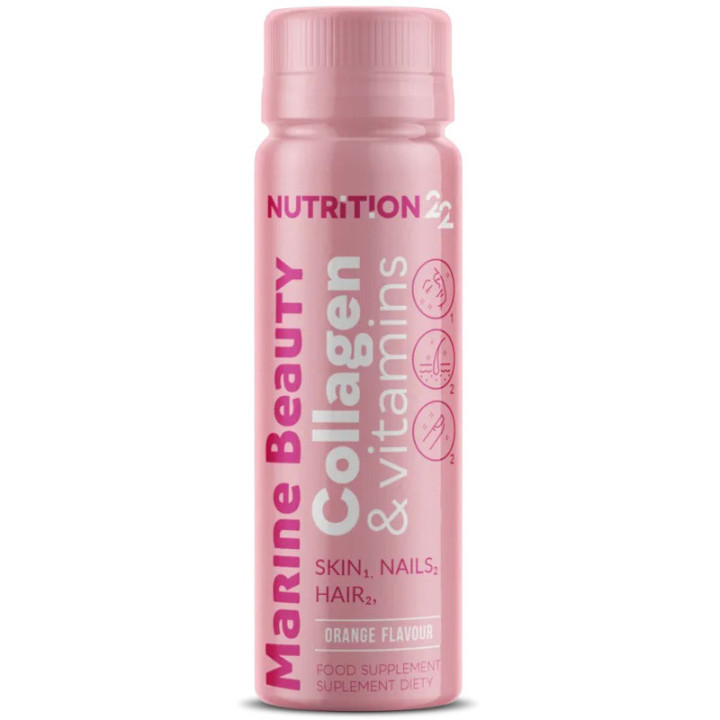 Marine Beauty Collagen Shot 80ml, Nutrition22 – kolagen rybi, witamina C, biotyna, cynk!