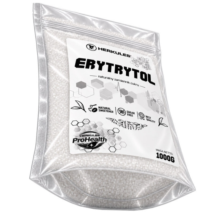 Erytrytol 1000g, Herkules – naturalny zamiennik cukru do codziennego stosowania!