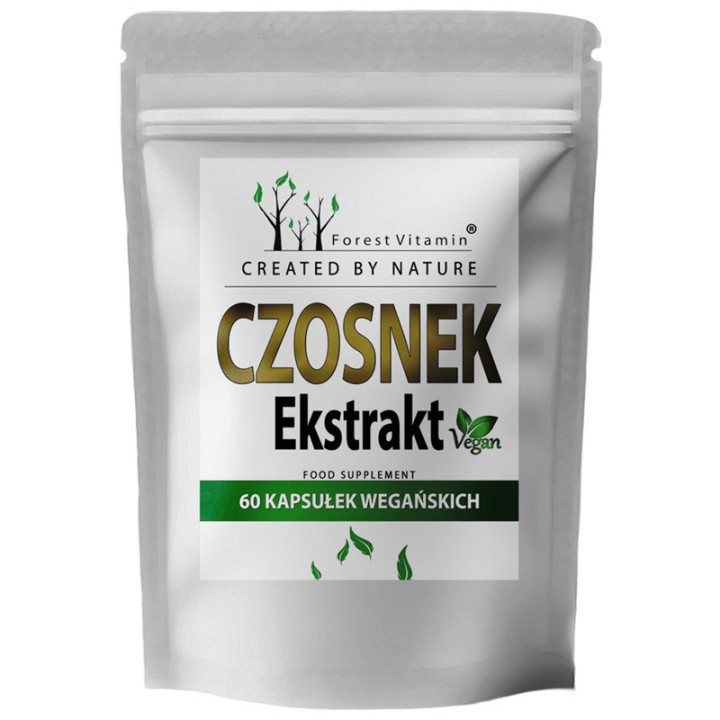 Strong Garlic Extract 60, Forest Vitamin – mocno wzmacnia odporność!