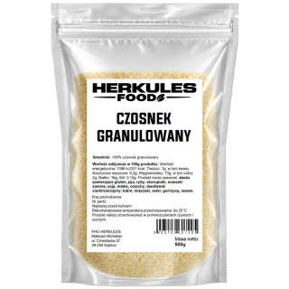 Czosnek Granulowany 500g, Herkules Food – aromatyczna przyprawa do potraw!