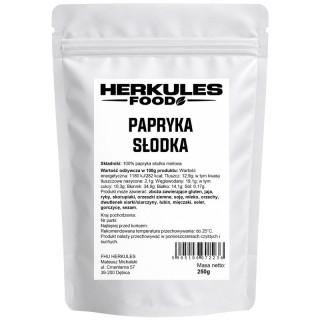 Papryka Słodka 250g, Herkules Food – przyprawa do potraw, które mają zachęcać smakiem i wyglądem!