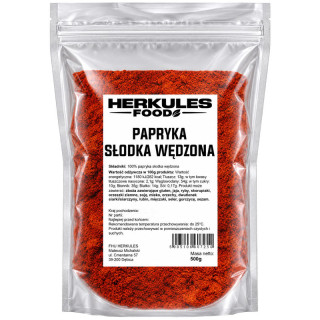 Papryka Słodka Wędzona 500g, Herkules Food – wyjątkowy wędzony aromat!