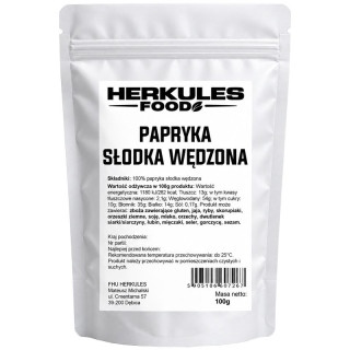 Papryka Słodka Wędzona 100g, Herkules Food – wyjątkowy wędzony aromat!