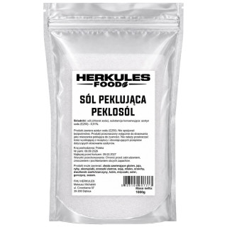 Sól Peklująca 1000g, Herkules Food – niezawodny wybór do peklowania mięsa!