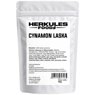 Cynamon Laska 50g, Herkules Food – wyjątkowy korzenny aromat!