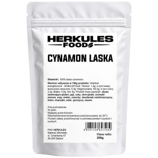 Cynamon Laska 200g, Herkules Food – wyjątkowy korzenny aromat!