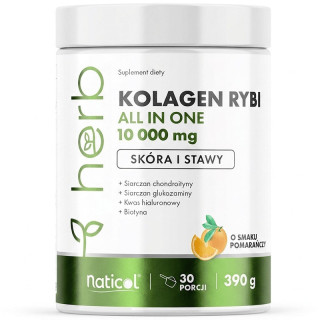 Kolagen Rybi All In One 10 000mg, Herb - włosy, skóra, paznokcie, stawy!