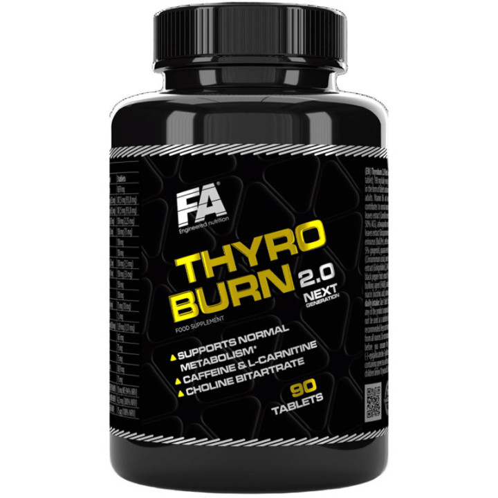 Thyroburn 2.0 90tabs, FA – kofeina i składniki wspierające metabolizm!