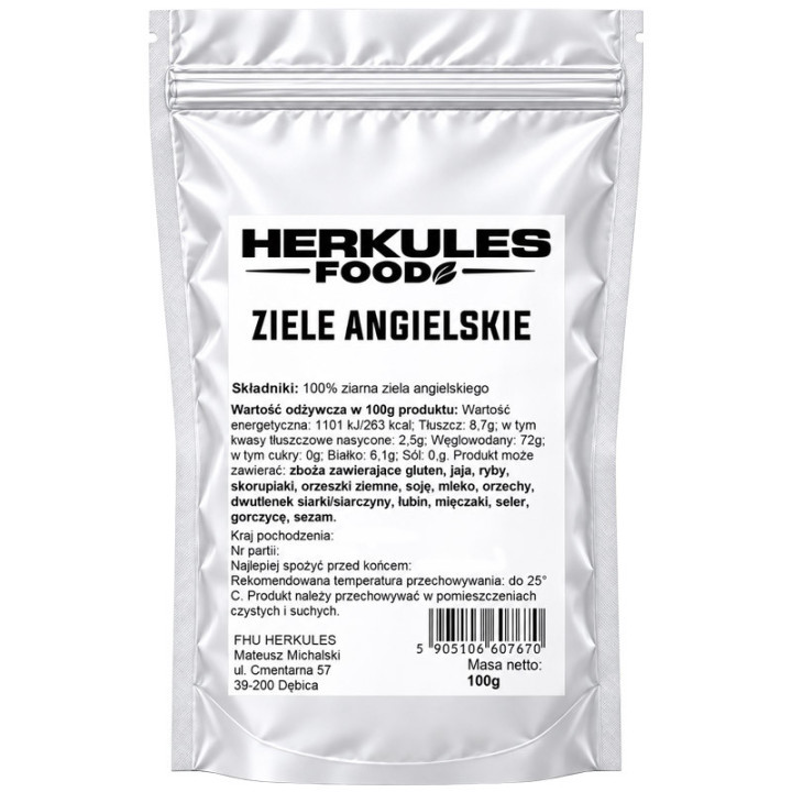 Ziele Angielskie 100g, Herkules Food – szerokie zastosowanie w kuchni!