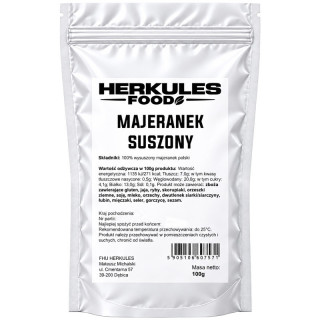 Majeranek Suszony 100g, Herkules Food – intensywny ziołowy aromat!