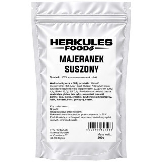 Majeranek Suszony 200g, Herkules Food – intensywny ziołowy aromat!