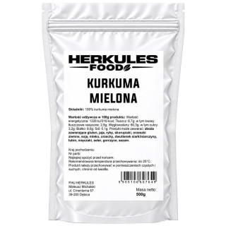 Kurkuma Mielona 500g, Herkules Food – intensywny kolor, charakterystyczny aromat!