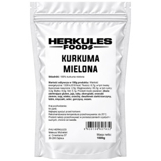 Kurkuma Mielona 1000g, Herkules Food – intensywny kolor, charakterystyczny aromat!