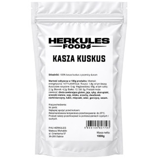 Kasza Kuskus 1000g, Herkules Food – delikatny smak, uniwersalne zastosowanie!