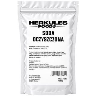 Soda Oczyszczona 1000g, Herkules Food – uniwersalny produkt, szerokie zastosowanie!