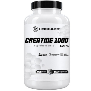 Creatine 1000 120caps, Herkules – siła, wytrzymałość i masa mięśniowa!