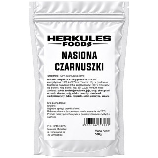 Nasiona Czarnuszki 500g, Herkules Food – doskonale sprawdza się w kuchni!