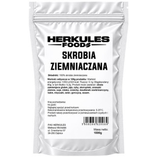 Skrobia Ziemniaczana 1000g, Herkules Food - do wypieków, sosów i klusek!