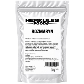 Rozmaryn 200g, Herkules Food – doskonale podkreśla smak mięs, warzyw!