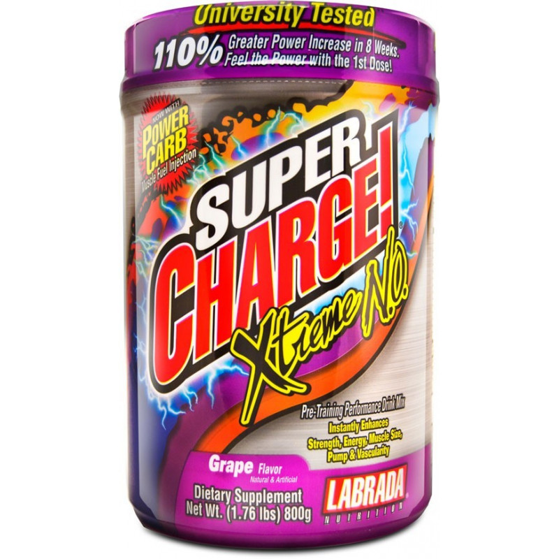 LABRADA NUTRITION Super Charge Xtreme N.O. 800g LABRADA NUTRITION Super Charge Xtreme N.O. 800g