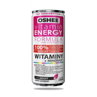 OSHEE VITAMIN ENERGY WITAMINY I MINERAŁY 250ML