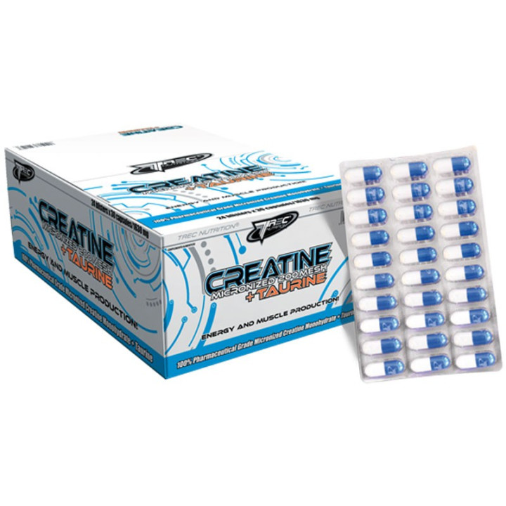 TREC Creatine Micronized 200 Mesh + Taurine - 30 caps