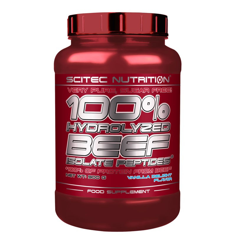 SCITEC 100% Hydrolysed Beef Isolate Peptides 900g