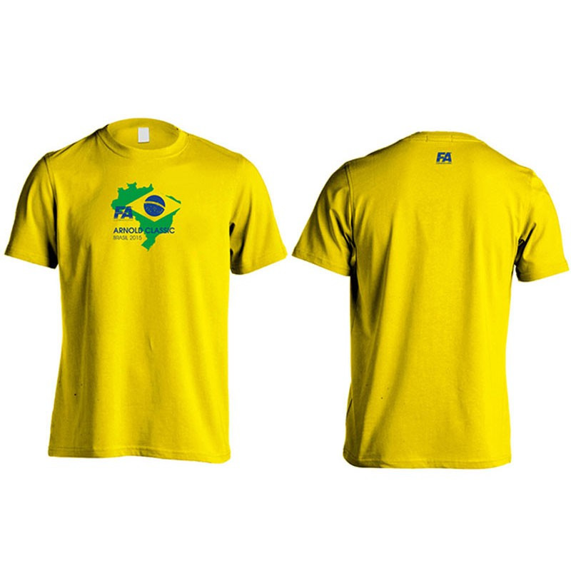 FA T-Shirt Arnold Classic Brazil Yellow Koszulka