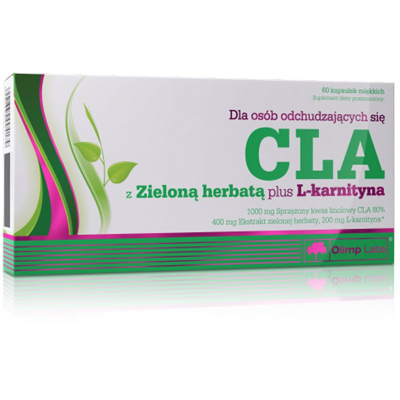 OLIMP CLA z Zieloną Herbatą Plus L-Karnityna 60caps