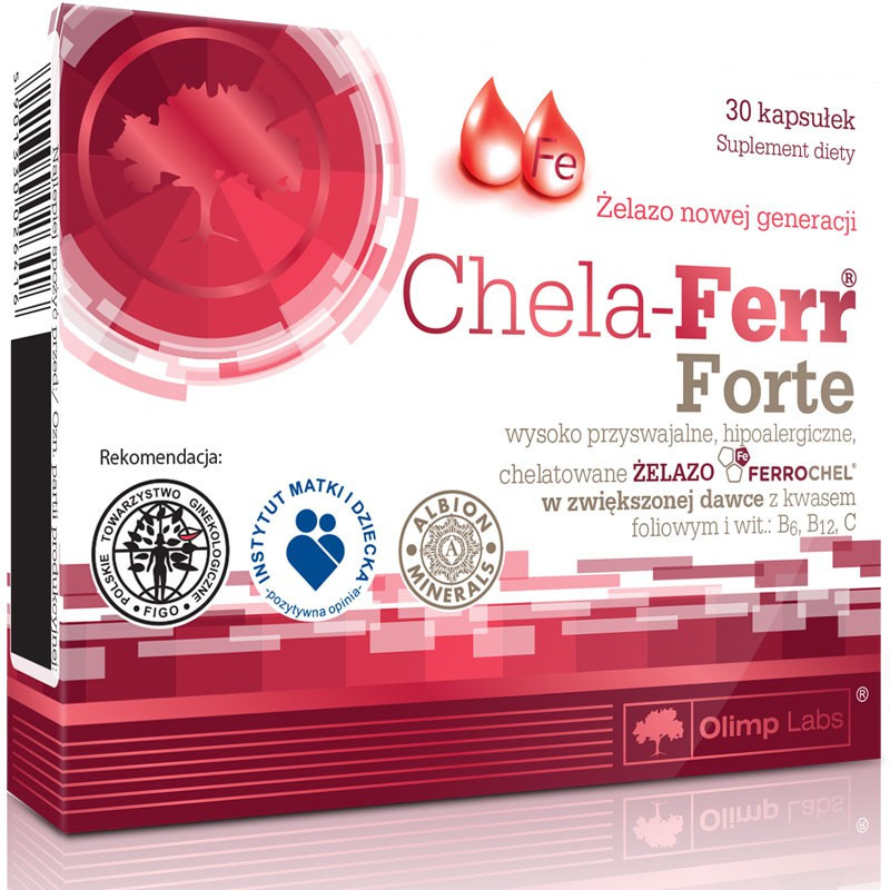 OLIMP Chela-Ferr Forte Zelazo 30caps, Olimp żelazo