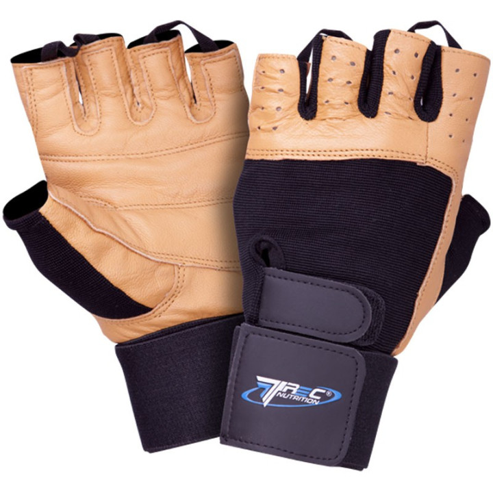 TREC Rękawice Treningowe Profi Brown Gloves Black-Brown 